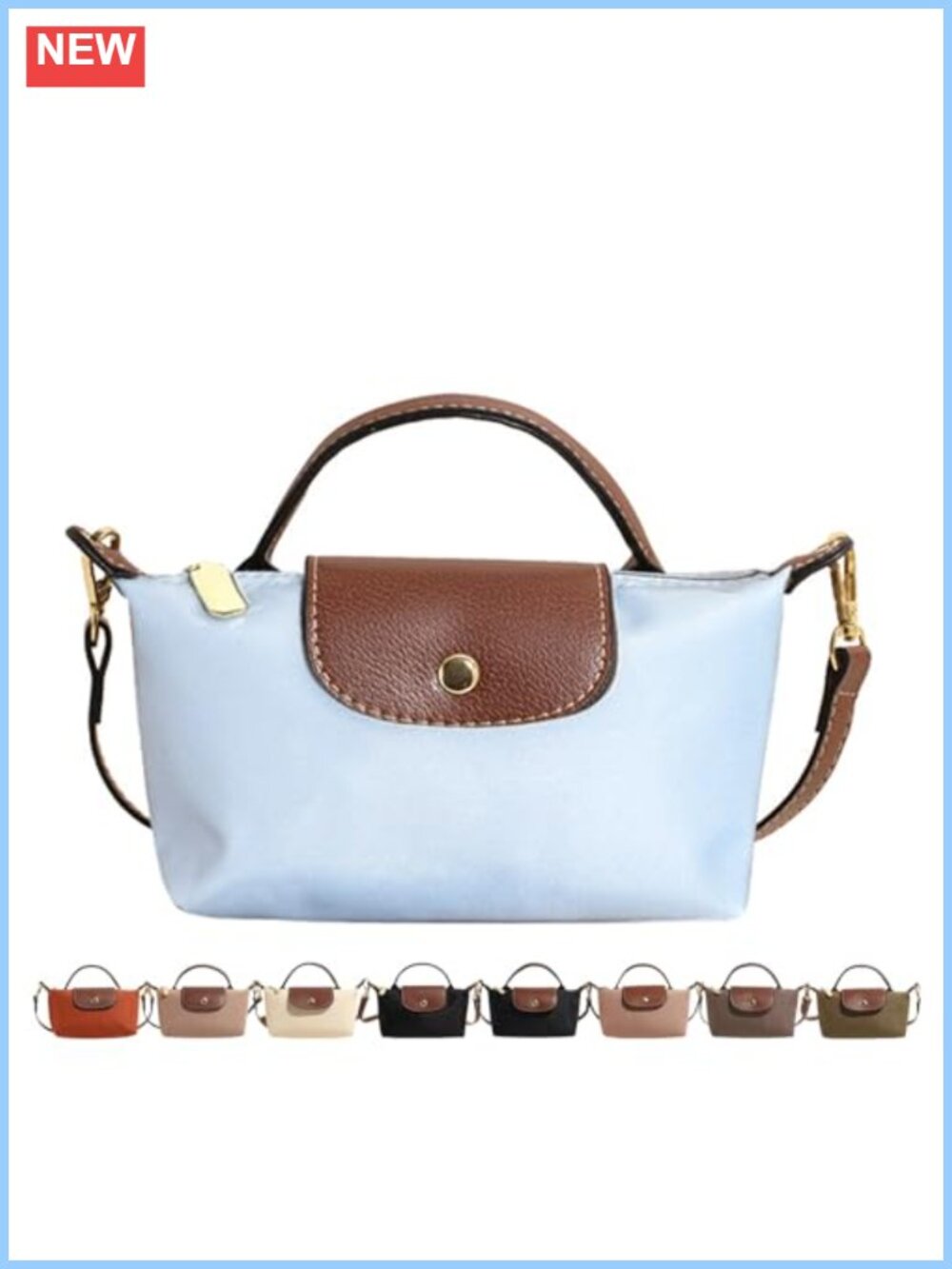 Mini Crossbody Bag Messenger Purse Adjustable Strap Women Shoulder Handbag